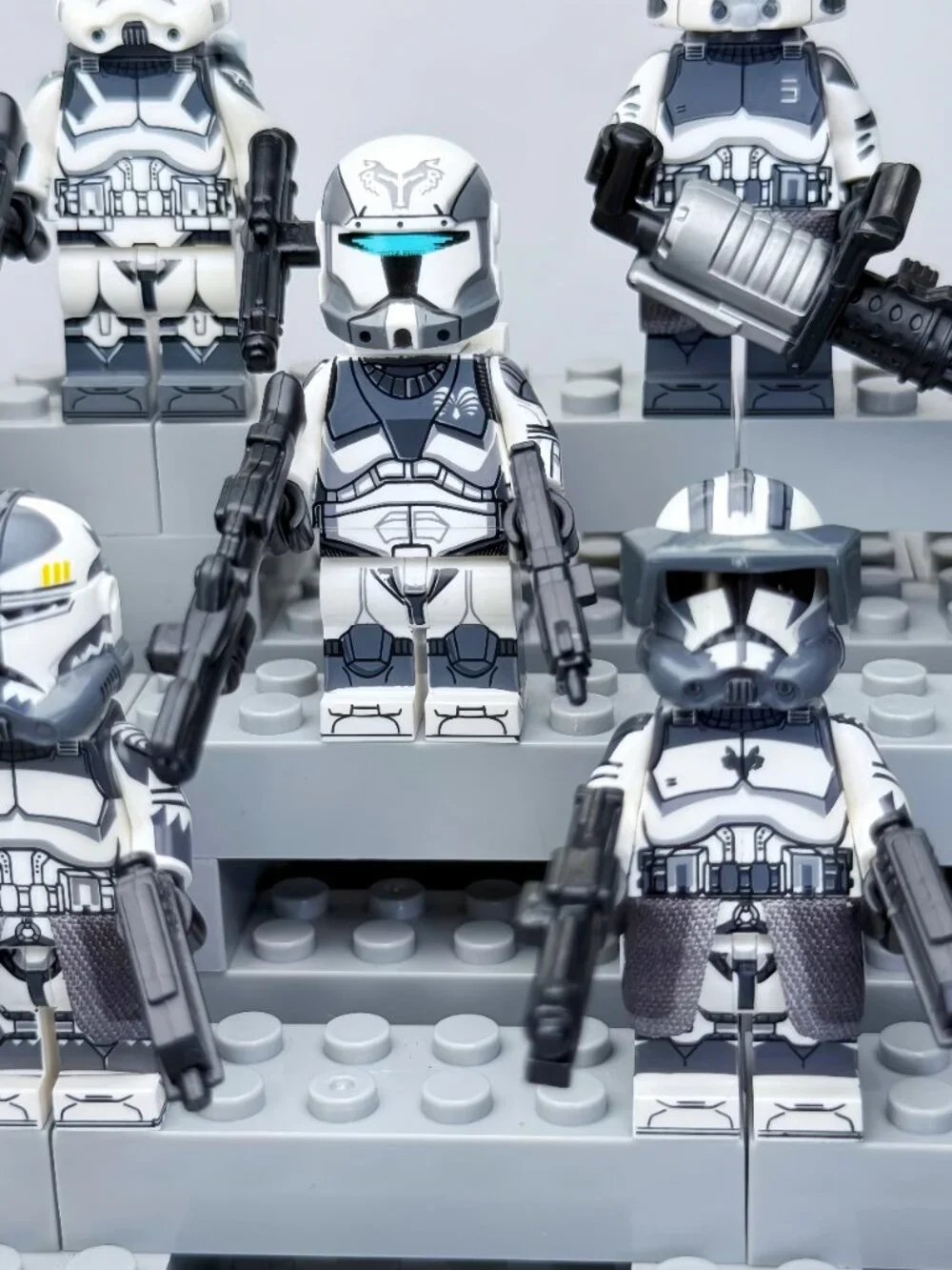 Star Wars Wolfpack Clone Trooper Custom Minifigures Lot of 8